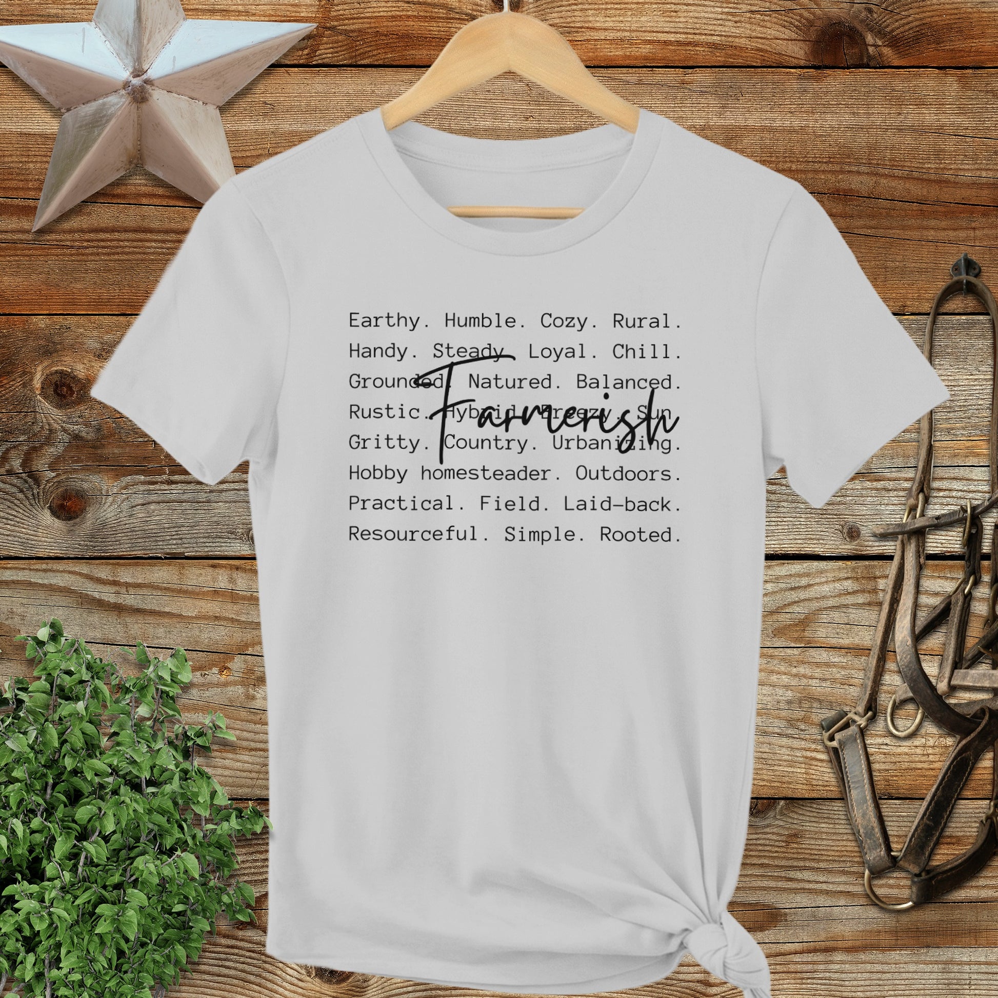 Farmerish Words Ladies Tee