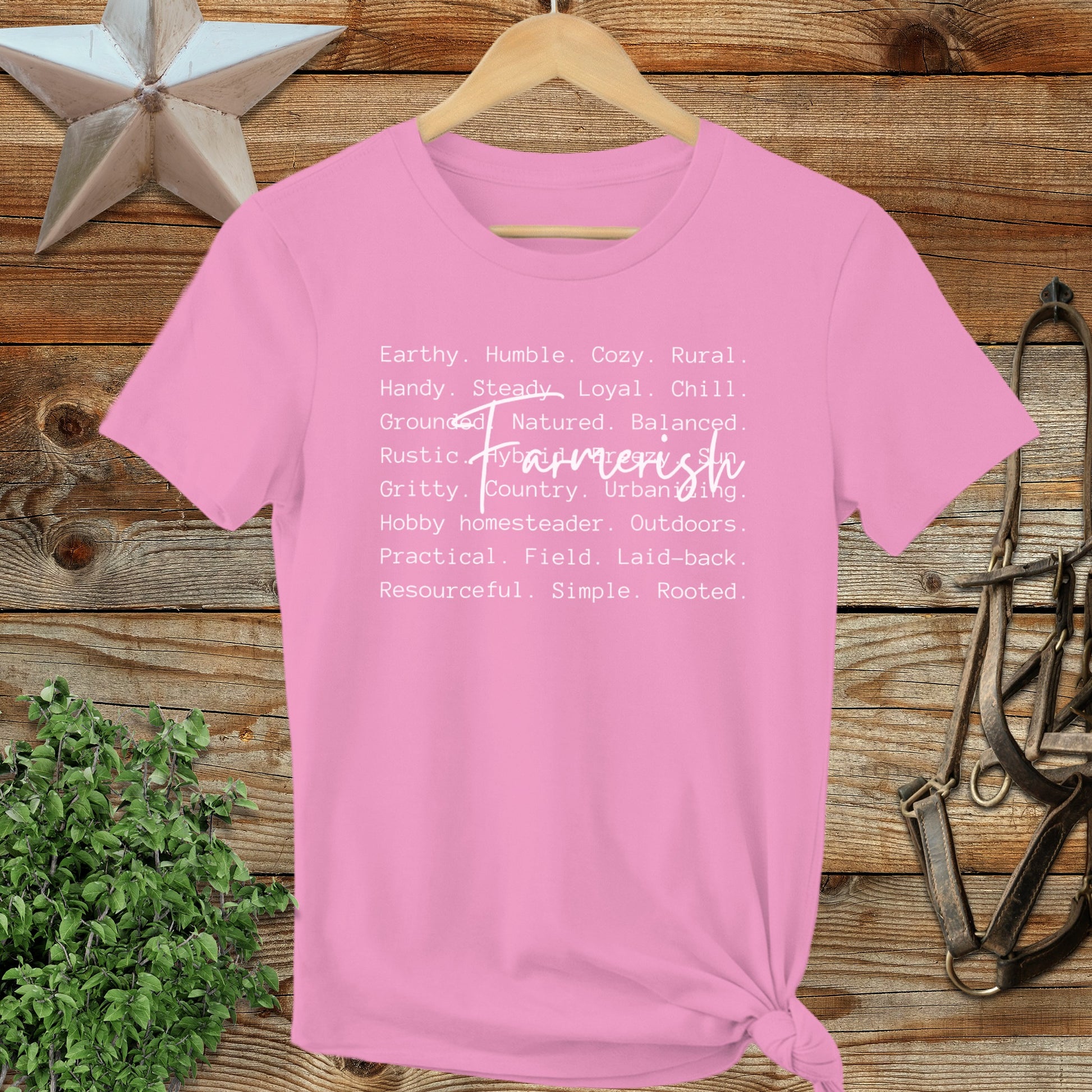 Farmerish Words Ladies Tee