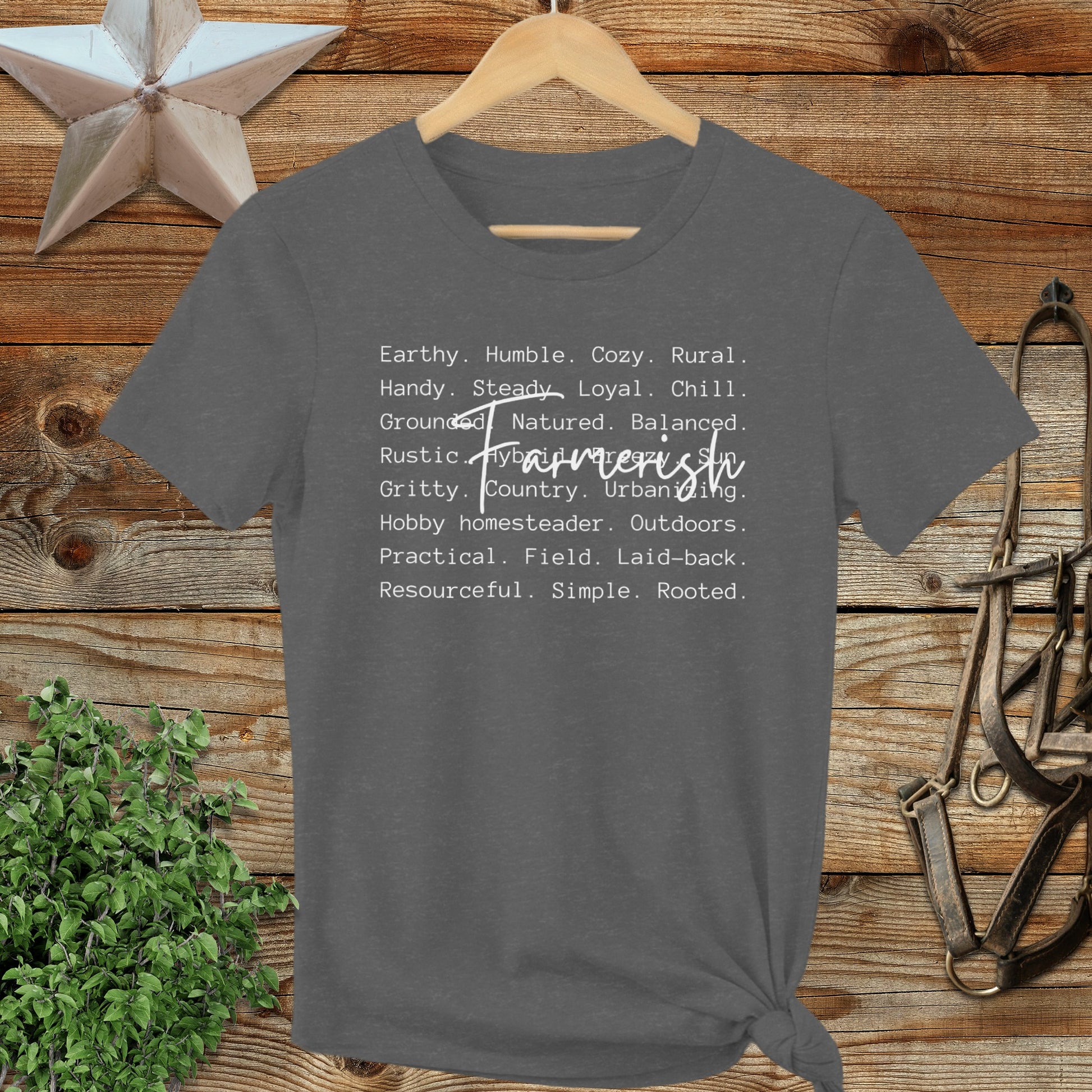 Farmerish Words Ladies Tee