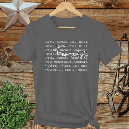 Farmerish Words Ladies Tee