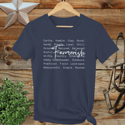 Farmerish Words Ladies Tee