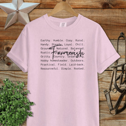 Farmerish Words Signature Tee
