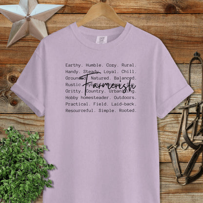 Farmerish Words Signature Tee