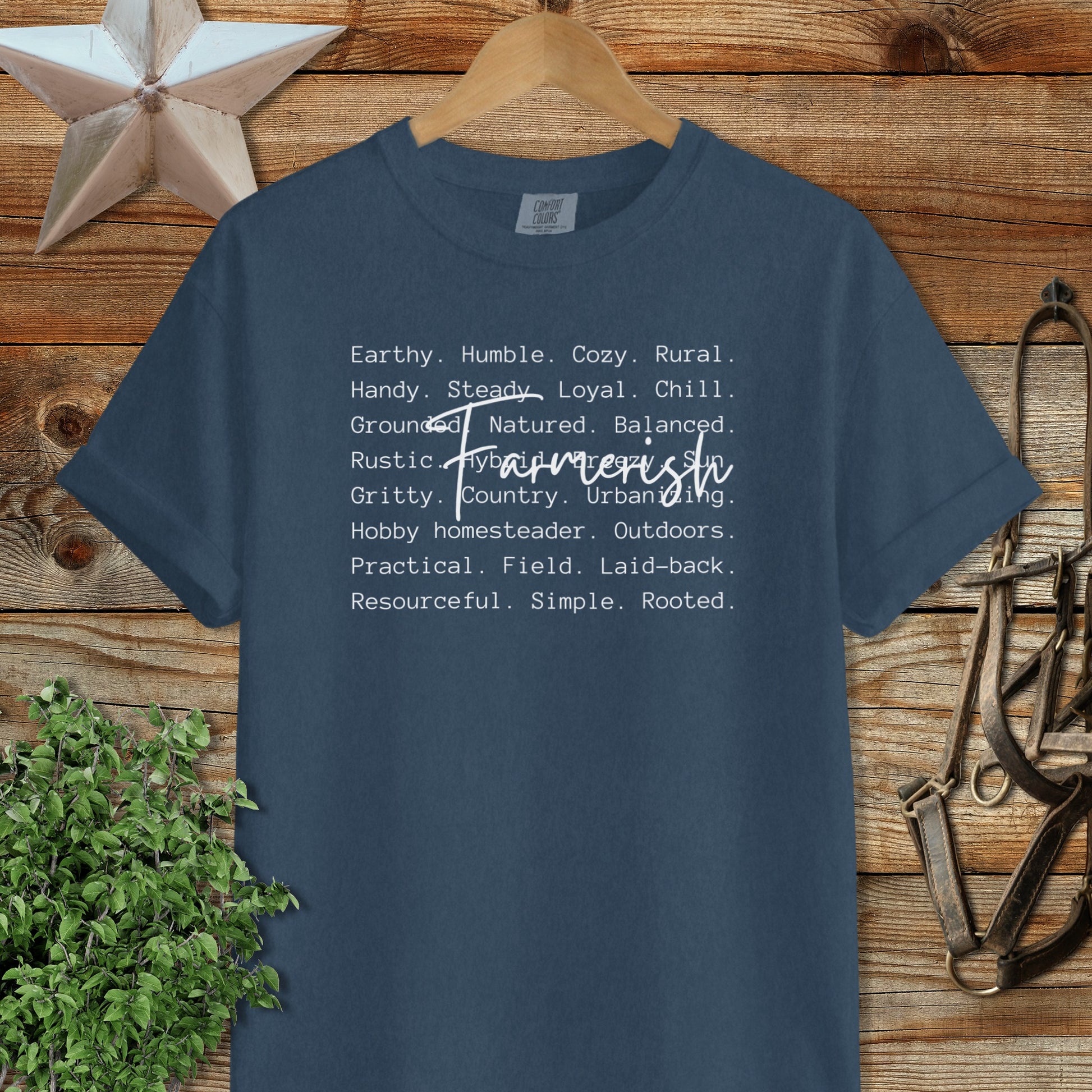 Farmerish Words Signature Tee