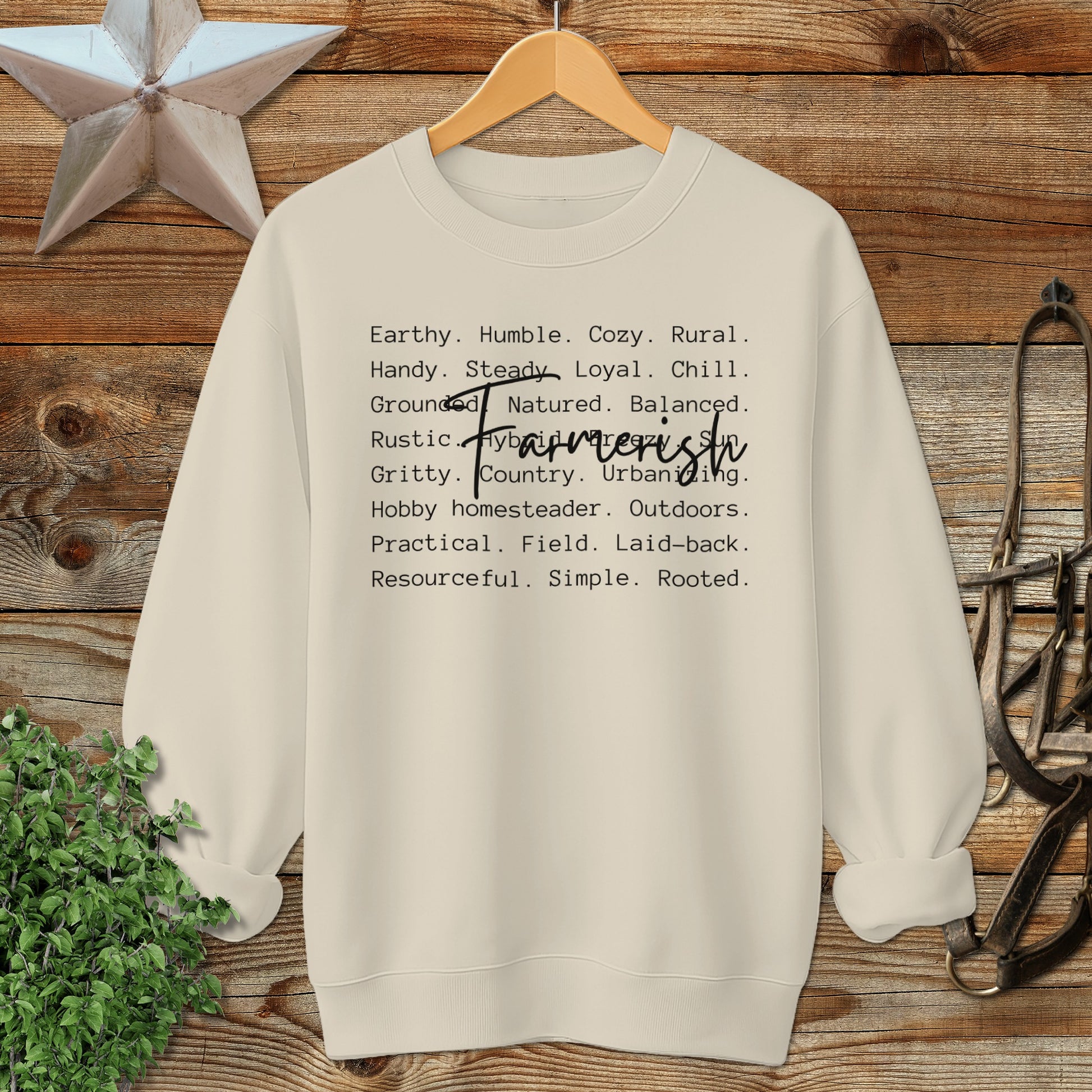 Farmerish Words Sweatshirt