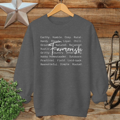 Farmerish Words Sweatshirt