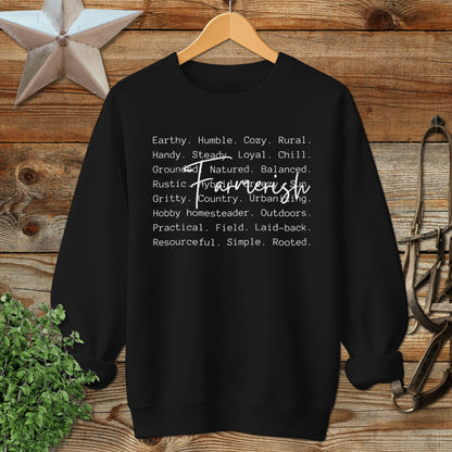 Farmerish Words Sweatshirt