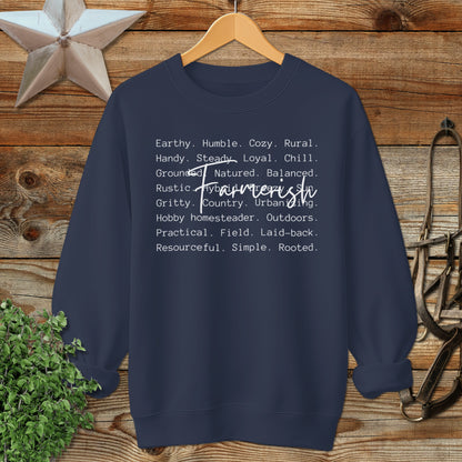 Farmerish Words Sweatshirt