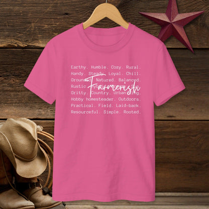 Farmerish Words T-shirt (Youth)