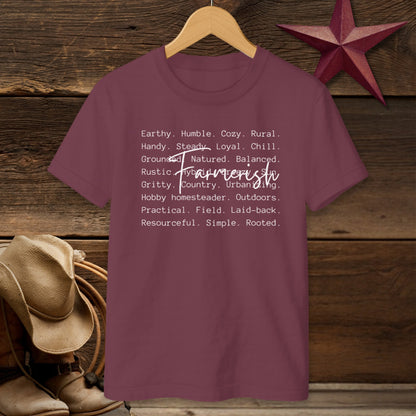 Farmerish Words T-shirt (Youth)