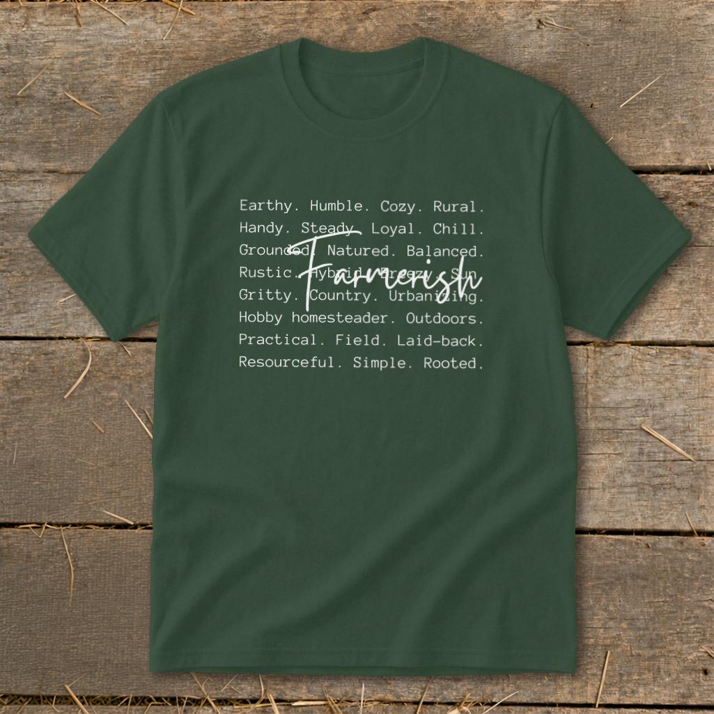 Farmerish Words Youth Tee