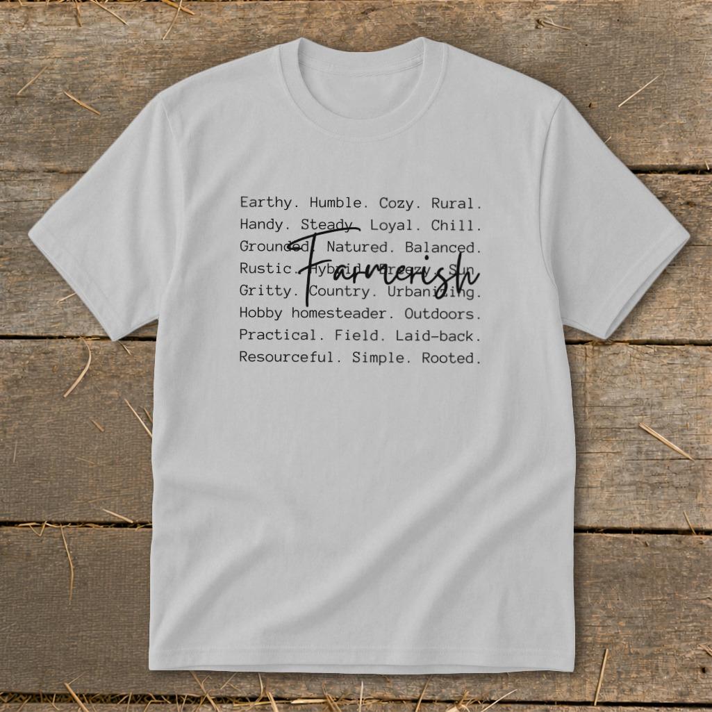Farmerish Words Youth Tee