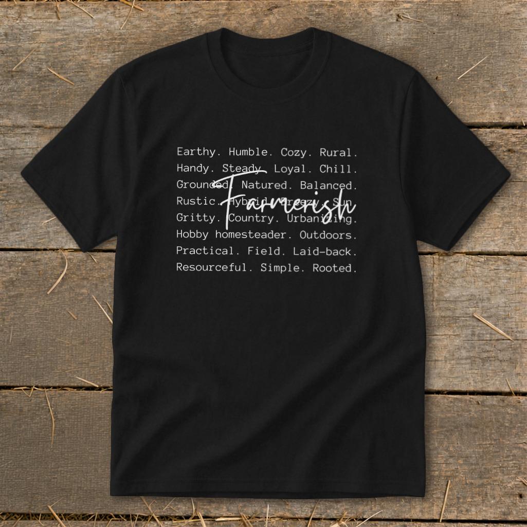 Farmerish Words Youth Tee