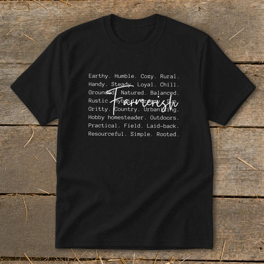 Farmerish Words Youth Tee