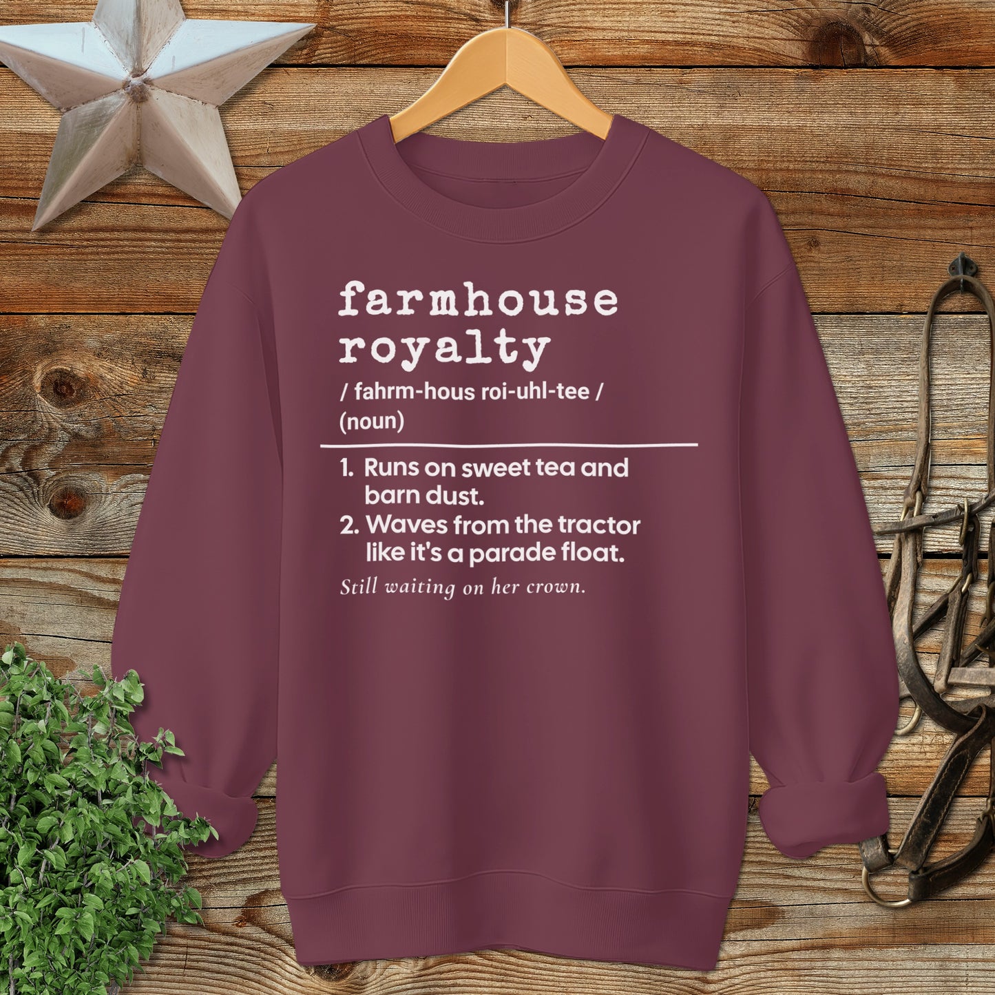 Farmhouse Royalty Definition Sweatshirt