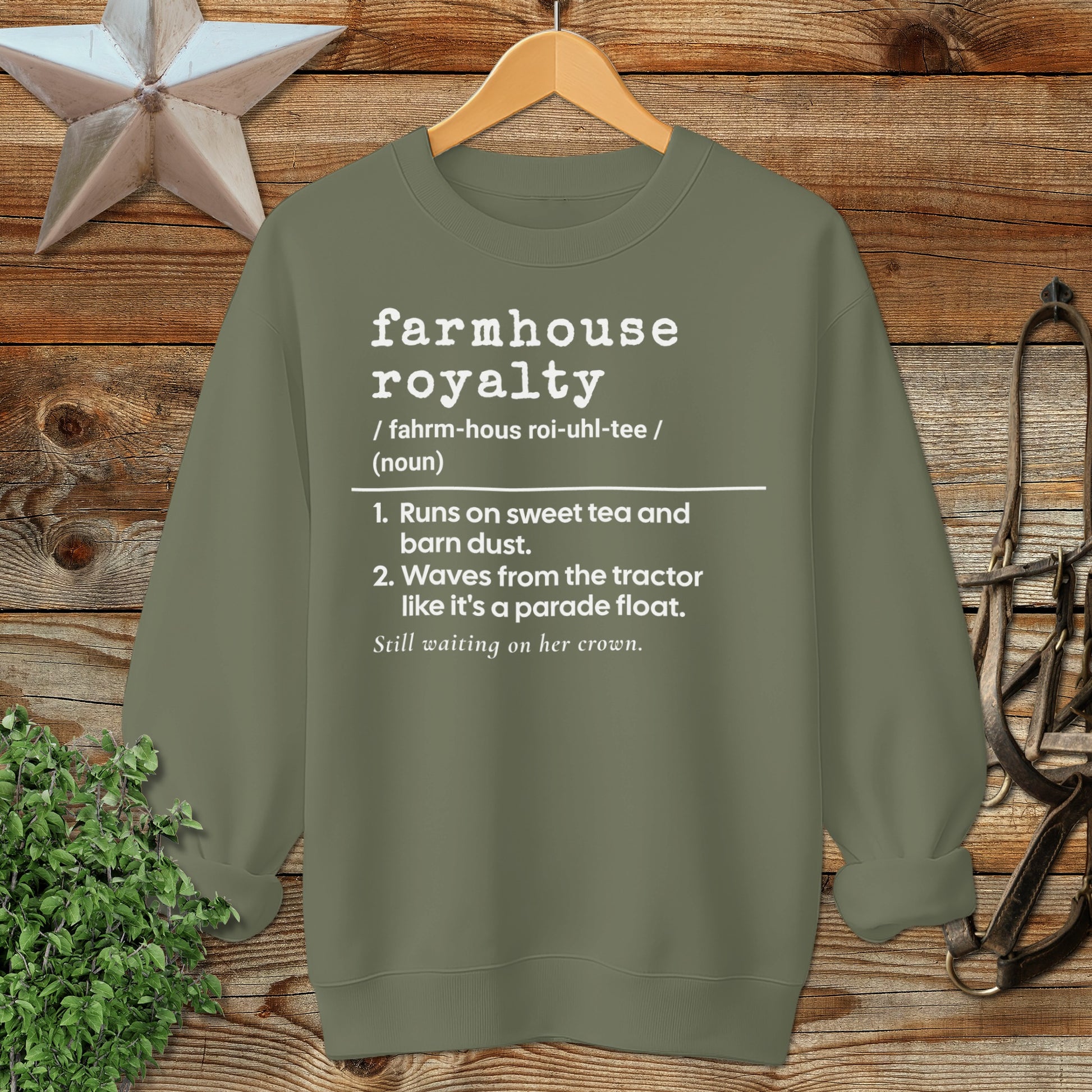 Farmhouse Royalty Definition Sweatshirt