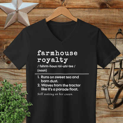 Farmhouse Royalty Definition V-neck