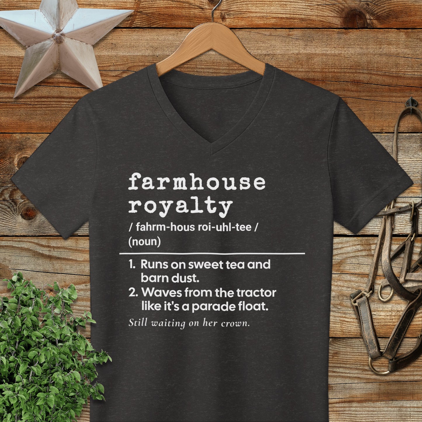 Farmhouse Royalty Definition V-neck