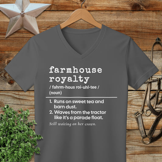 Farmhouse Royalty Definition V-neck