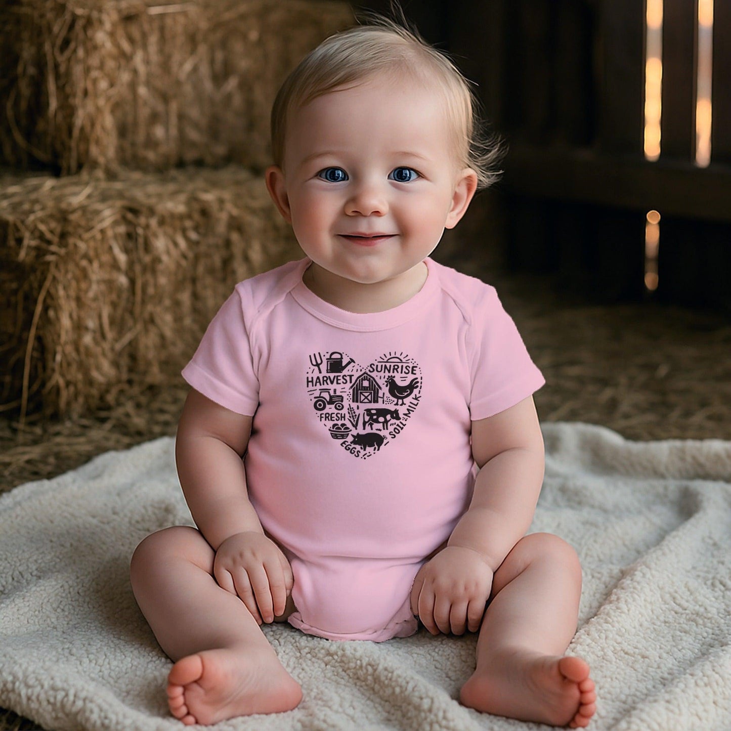 Farming Heart Bodysuit (Baby)