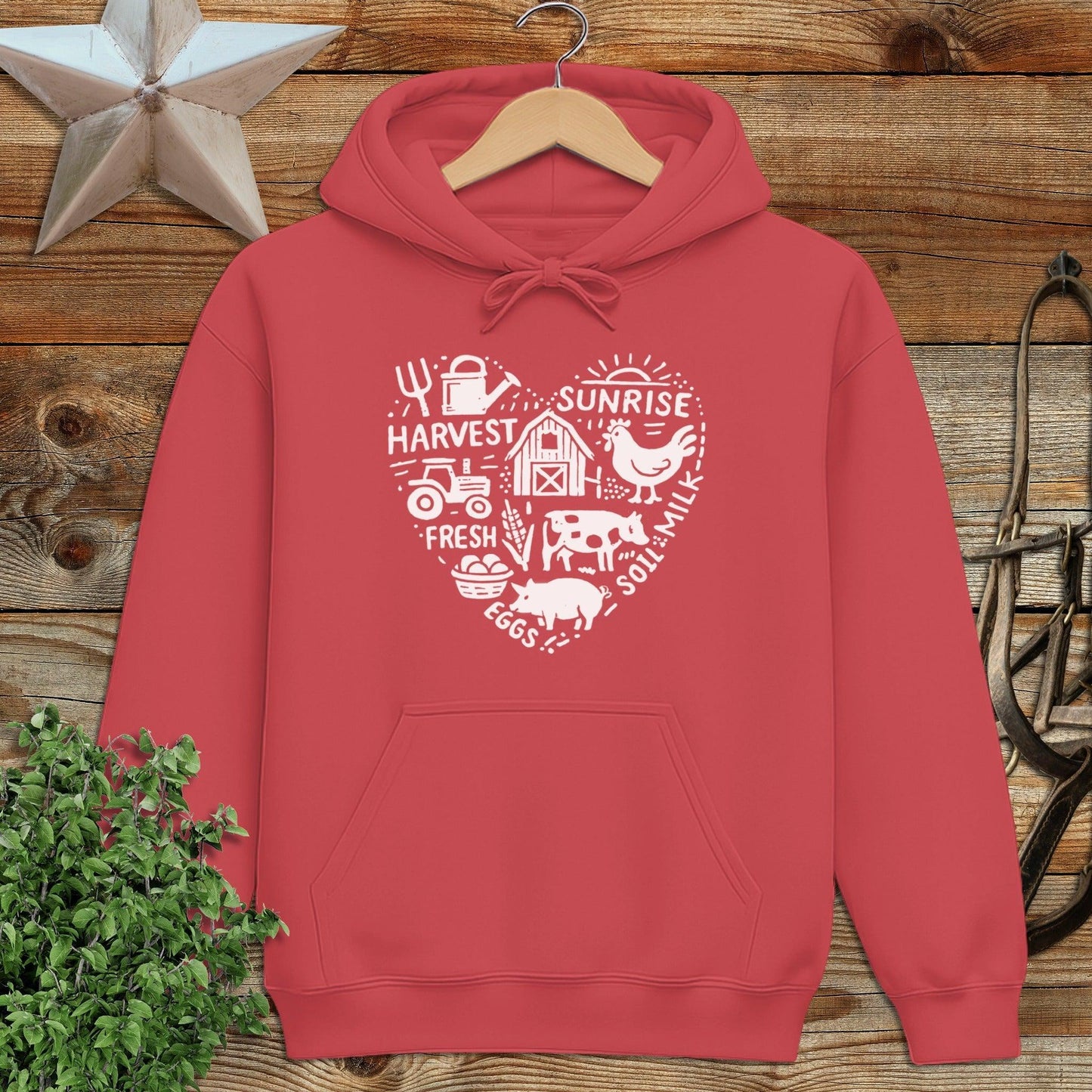 Farming Heart Hoodie