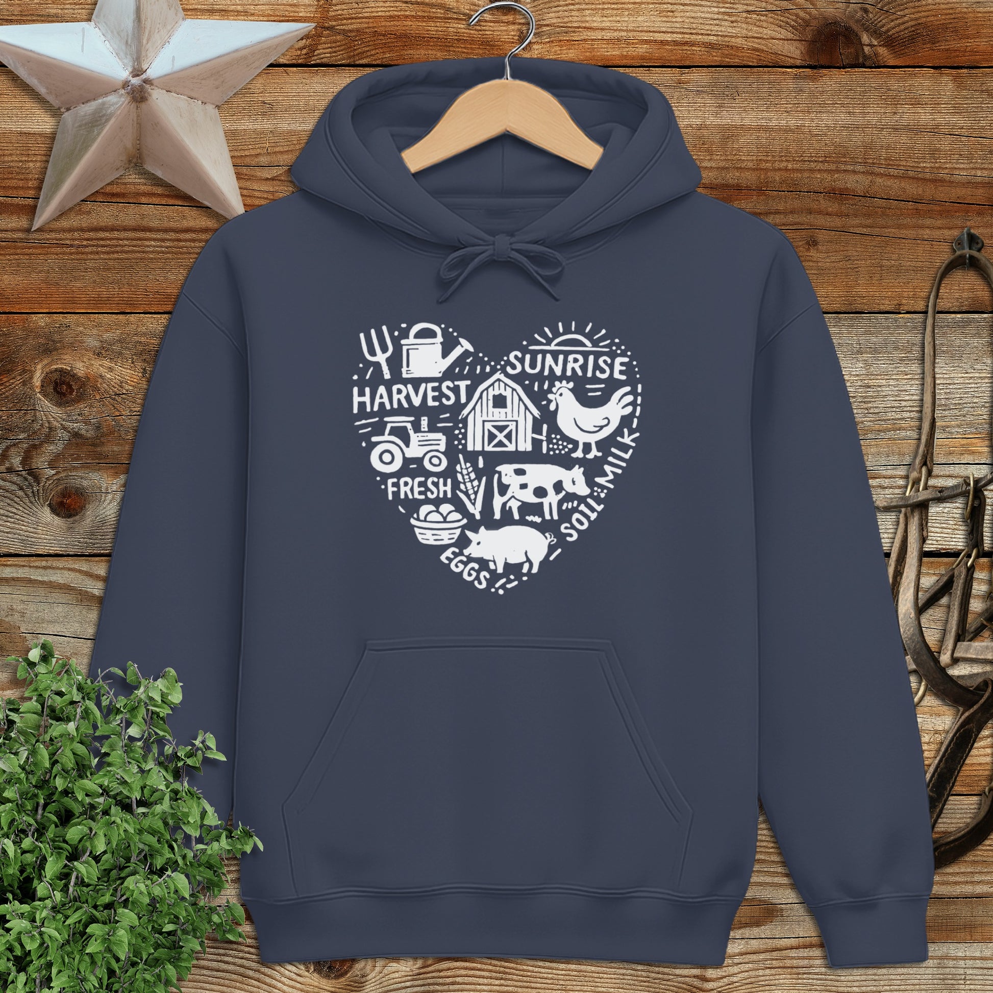 Farming Heart Hoodie