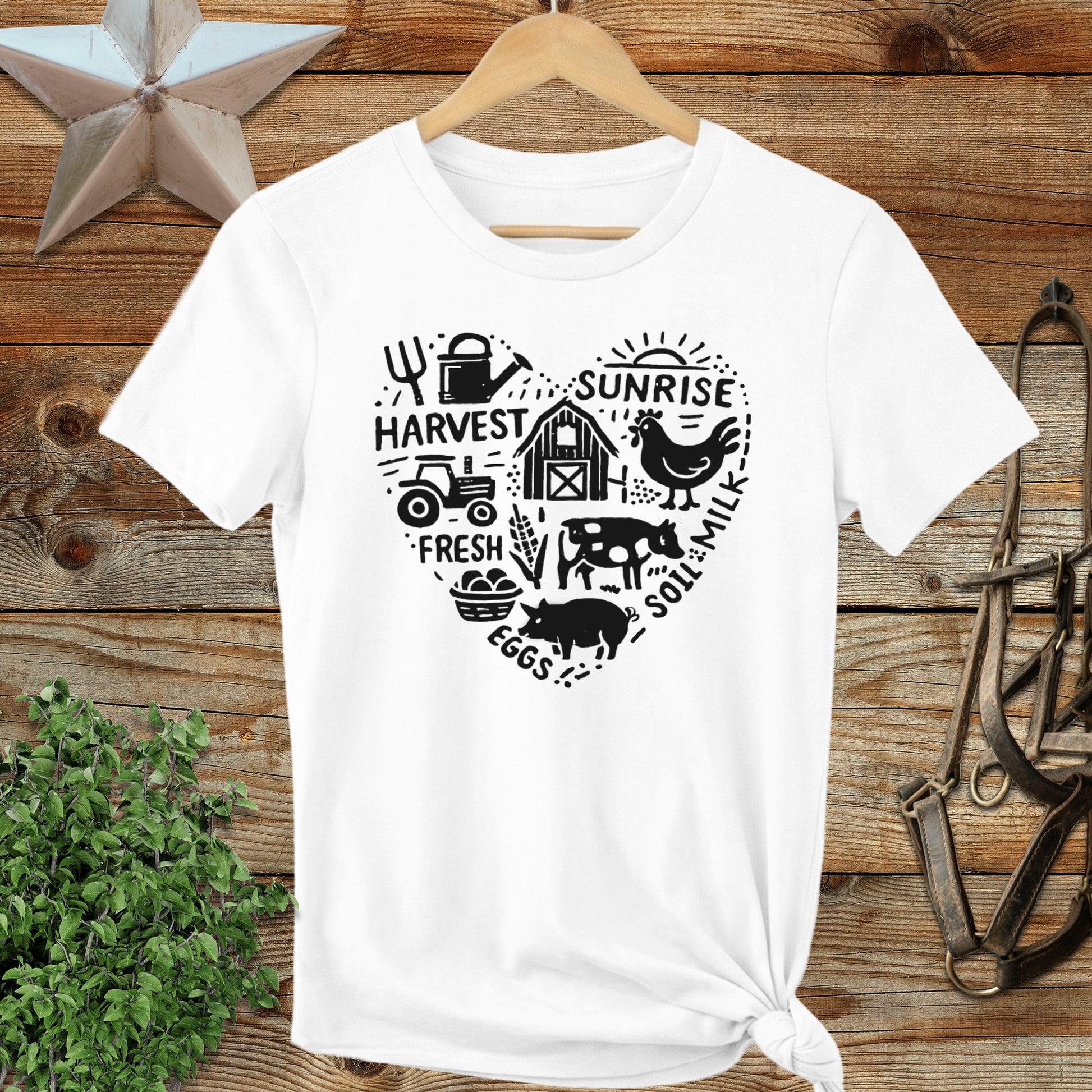 Farming Heart Ladies Tee