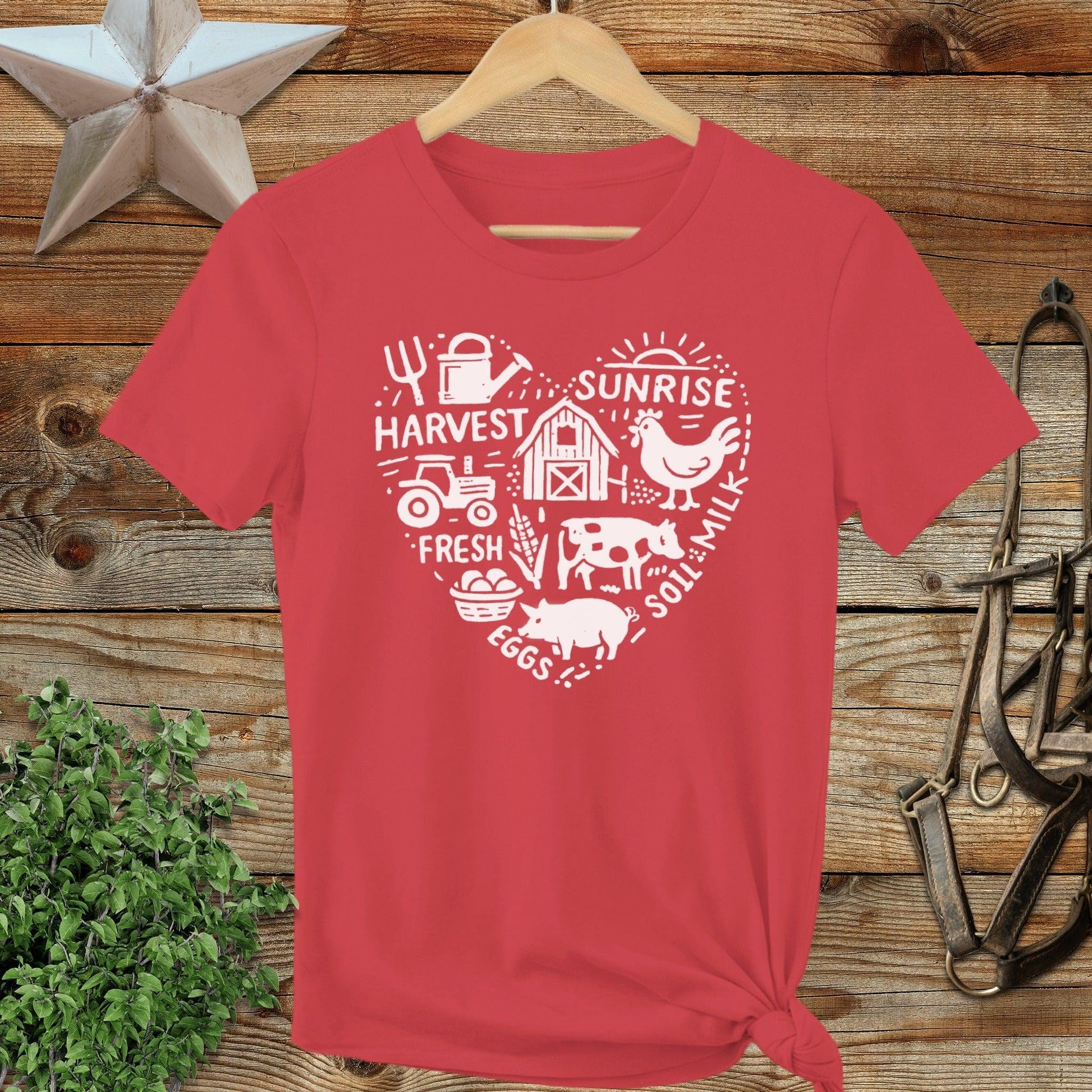 Farming Heart Ladies Tee