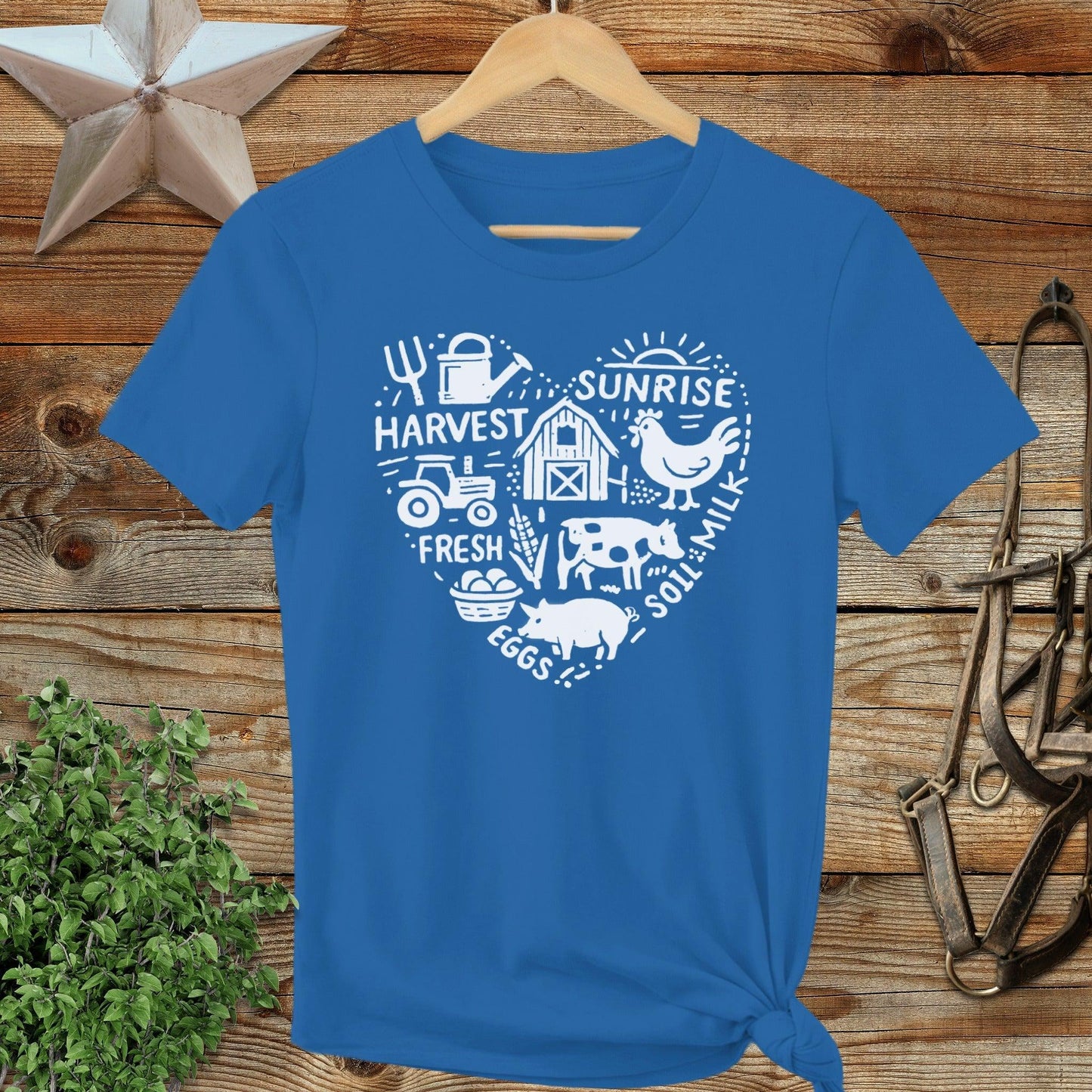 Farming Heart Ladies Tee