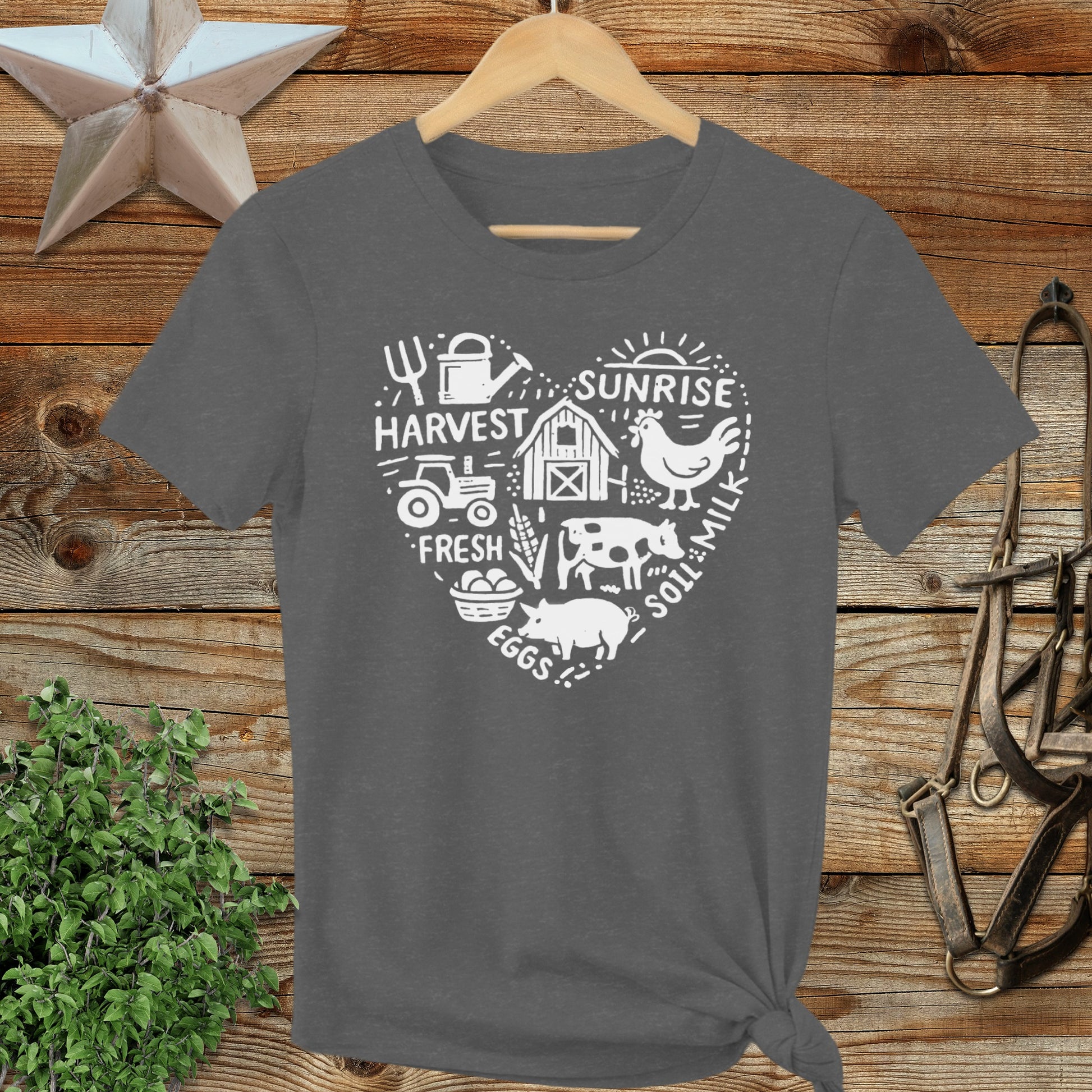Farming Heart Ladies Tee