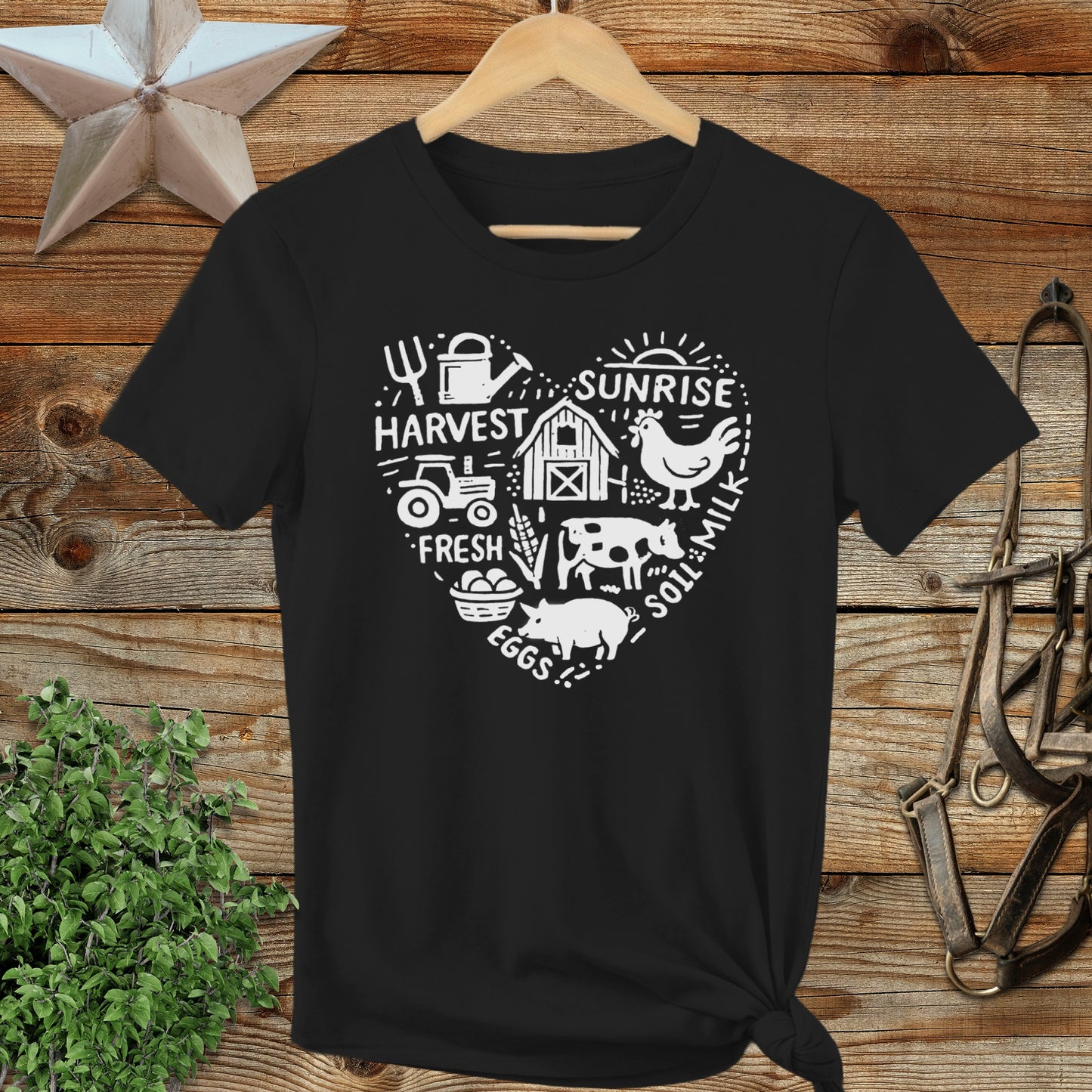 Farming Heart Ladies Tee