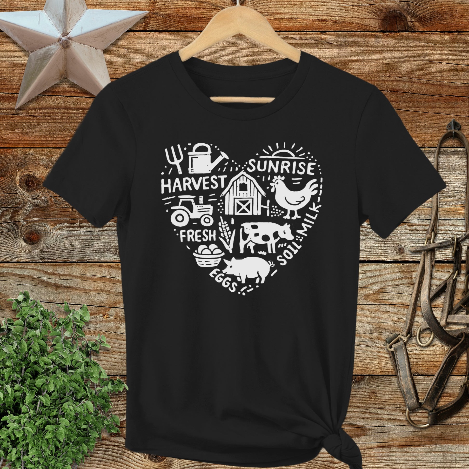 Farming Heart Ladies Tee