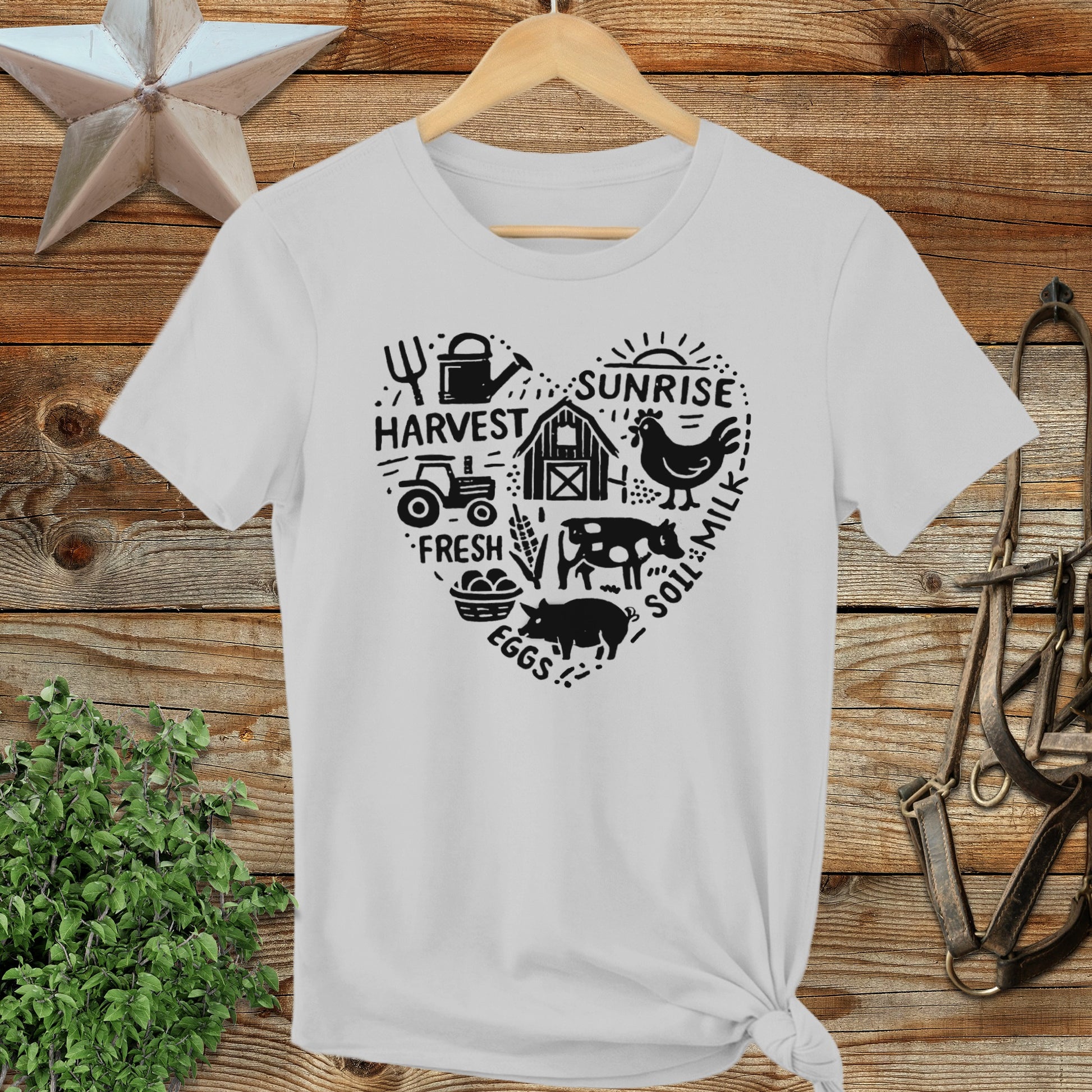 Farming Heart Ladies Tee