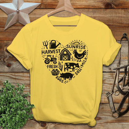 Farming Heart Softstyle Tee