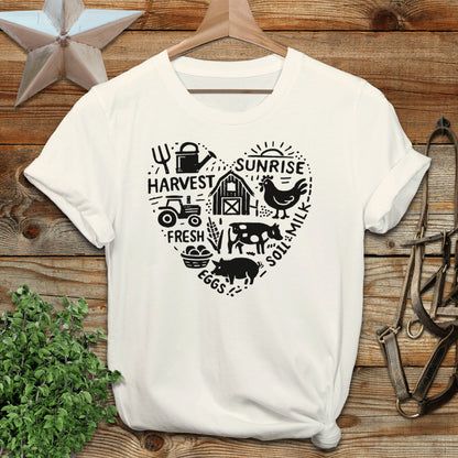 Farming Heart Softstyle Tee