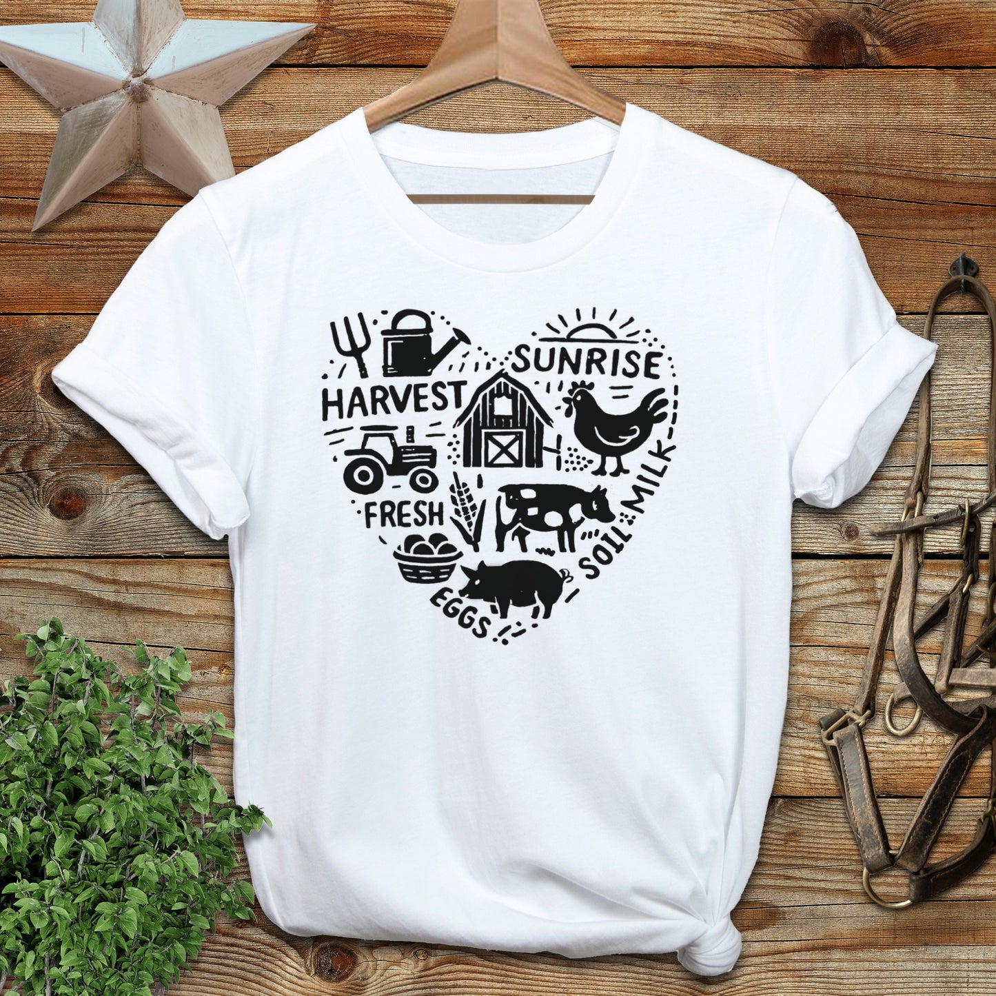 Farming Heart Softstyle Tee