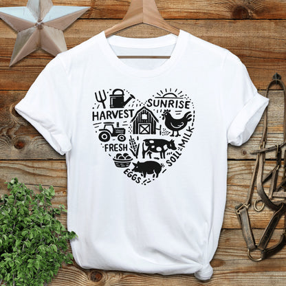 Farming Heart Softstyle Tee