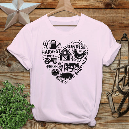 Farming Heart Softstyle Tee