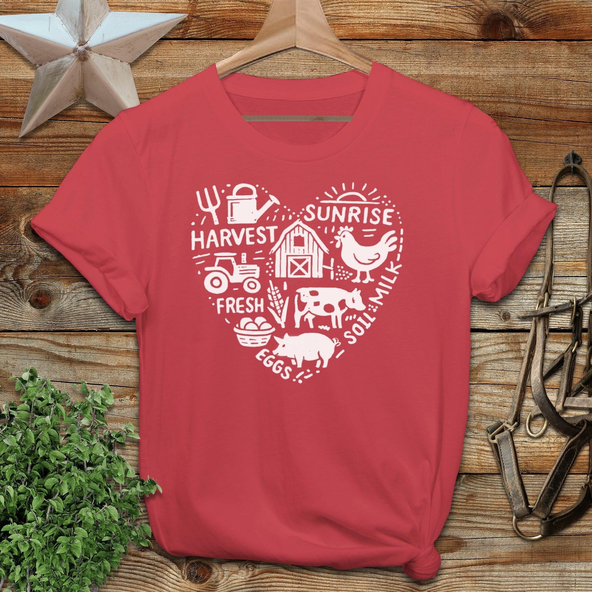 Farming Heart Softstyle Tee
