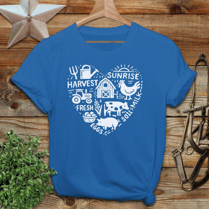 Farming Heart Softstyle Tee
