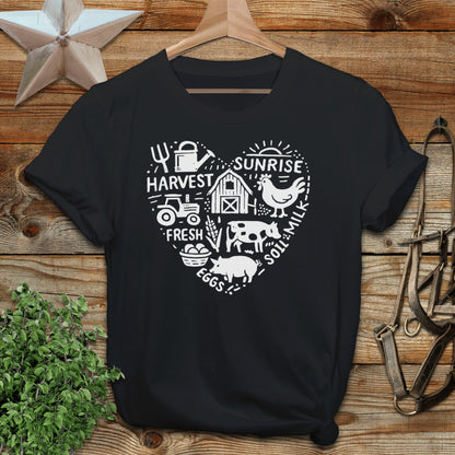 Farming Heart Softstyle Tee