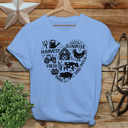 Farming Heart Softstyle Tee