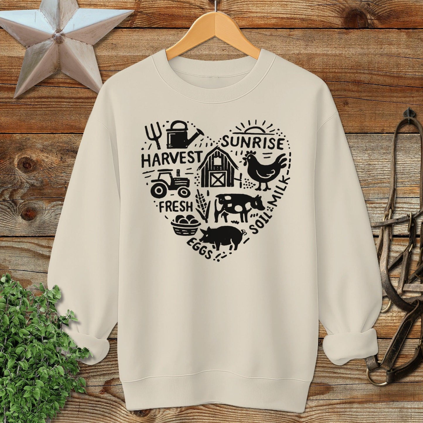 Farming Heart Sweatshirt