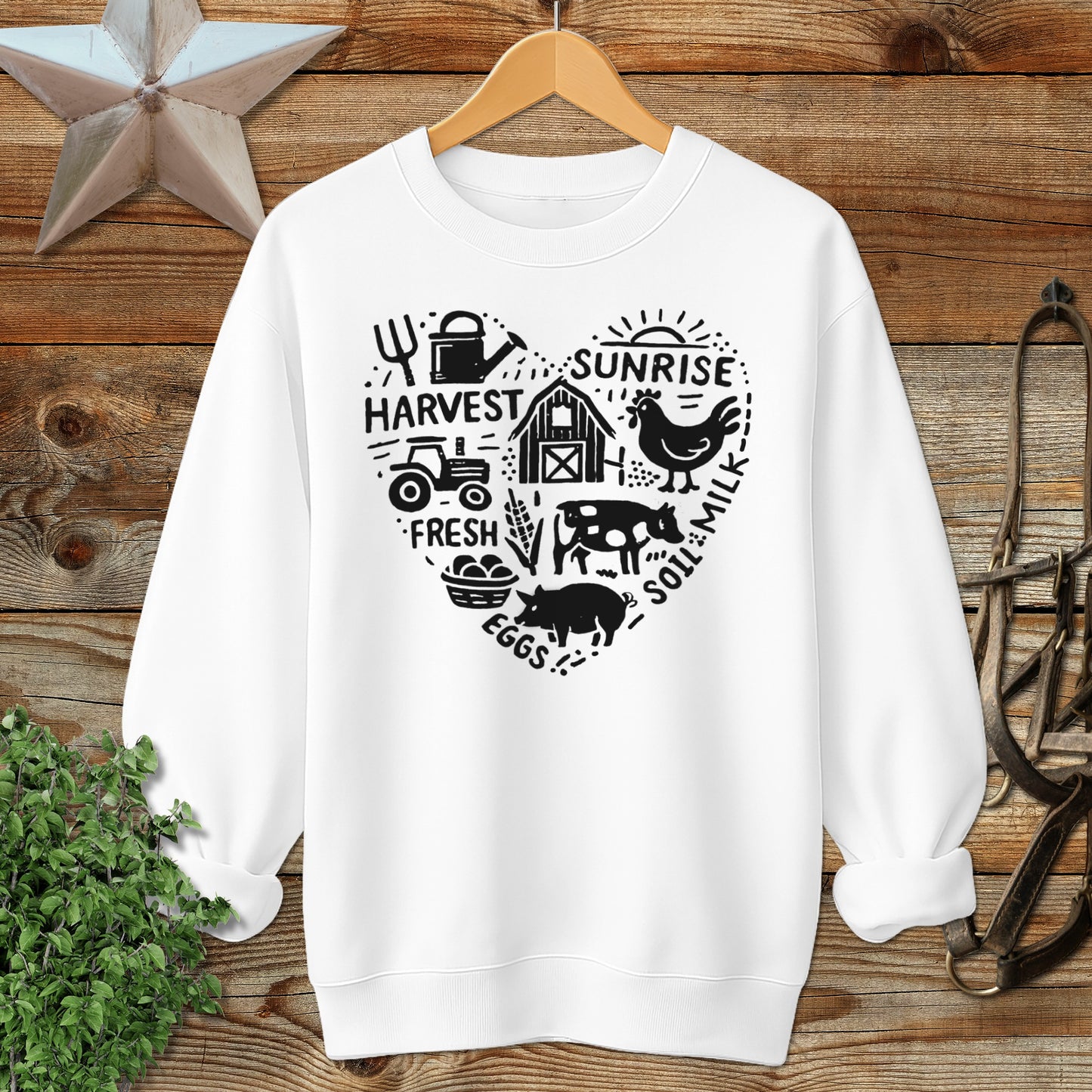 Farming Heart Sweatshirt