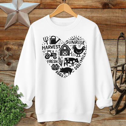 Farming Heart Sweatshirt