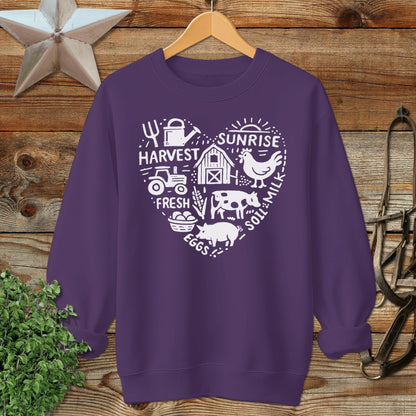 Farming Heart Sweatshirt