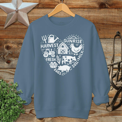Farming Heart Sweatshirt