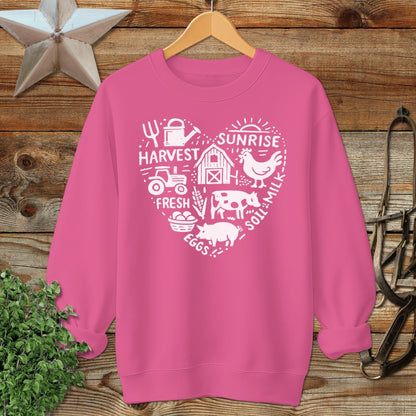 Farming Heart Sweatshirt