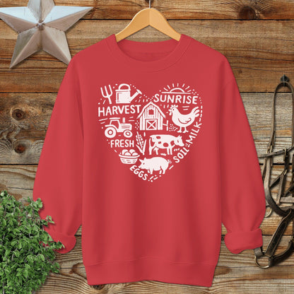 Farming Heart Sweatshirt