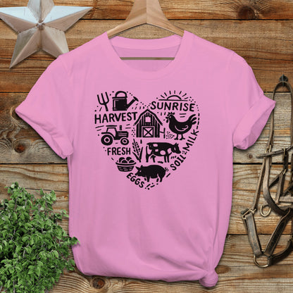 Farming Heart T-shirt